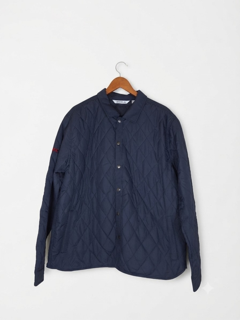 Peter Millar Mens Navy Blue Quilted Lightweight Jacket Coat Size XL